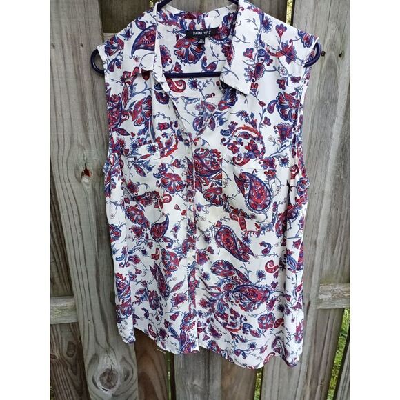 Relativity sleeveless shirt for women - Picture 1 of 4